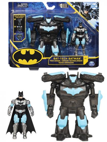 Batman Bat-Tech Batman Tech Armor figursett - actionfigur og rustning