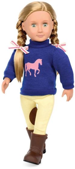 Our Generation Montana Faye dukke - blond ridedukke med ridetøy - 46 cm