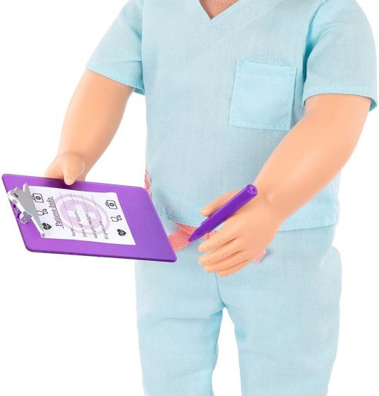 Our Generation Tonia dukke - doktordukke med medisinsk utstyr - 46 cm