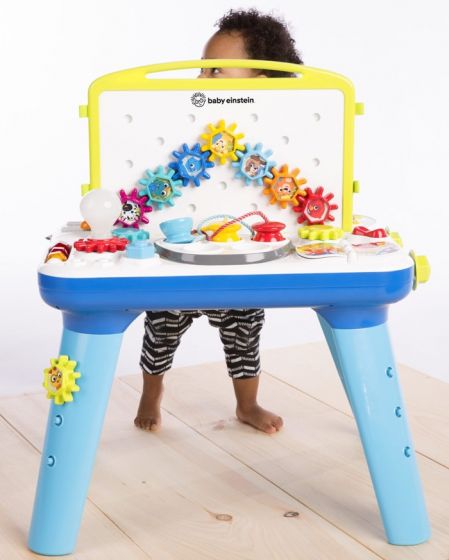 Baby Einstein Aktivitetsbord med lys og melodier - med bevegelige tannhjul, tegnetavle og over 65 lyder og melodier