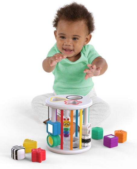 Baby Einstein Zen & Cals Playground sensorisk sorteringslegetøj med 6 former