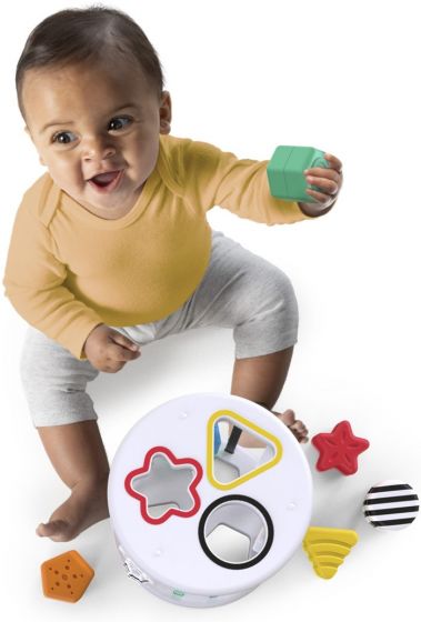 Baby Einstein Zen & Cals Playground sensorisk sorteringsleksak med 6 former