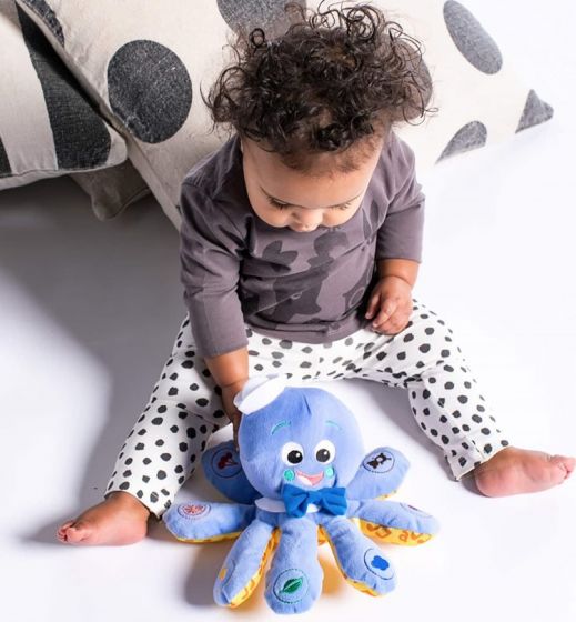 Baby Einstein Octoplush blekksprut kosebamse med musikk