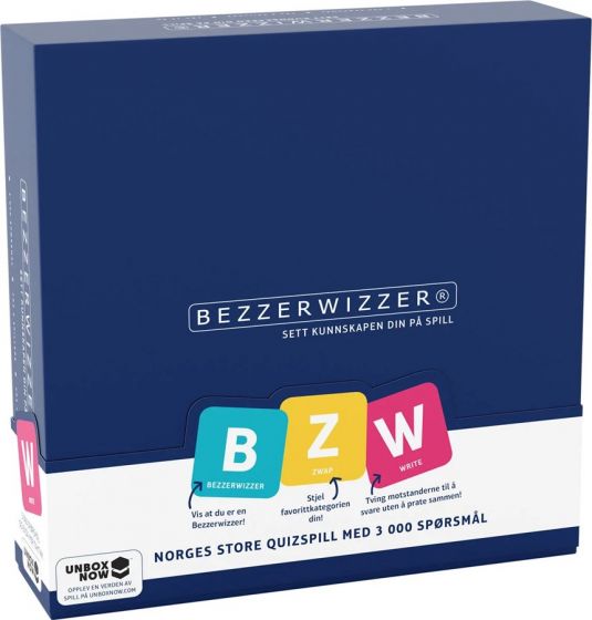 Bezzerwizzer Original - norsk versjon - quizspill med 3000 spørsmål