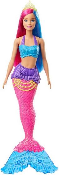 Barbie Dreamtopia Mermaid - havfrue med rosa og blått hår