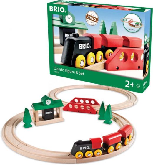 Brio Klassisk järnväg - figur 8 tågbana - 33028
