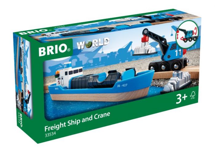 BRIO World Containerskip 33534