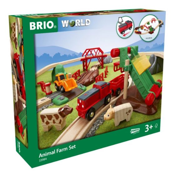 BRIO World Togsett med bondegård - 30 deler 33984
