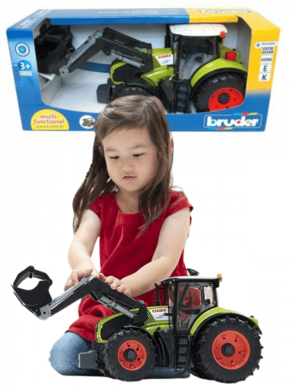 Bruder Claas Axion 950 Traktor med frontlastare - 3013