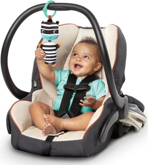 Bright Starts Safari babygym og lekematte - med 4 avtagbare leker