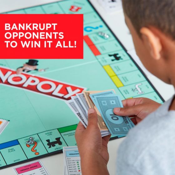 Monopoly - det klassiska sällskapsspelet för hela familjen - svensk version
