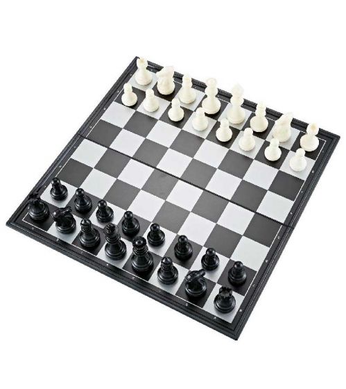 Schack med magnetiskt bräde - strategispel