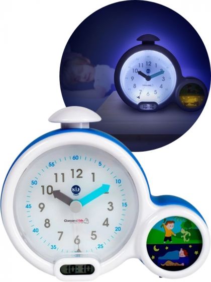 Claessen's Kid's Sleep soveklokke - lærer barnet å sove - blå søvntrener