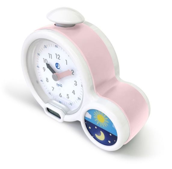 Pabobo soveklokke med lys - lærer barnet å sove - rosa søvntrener