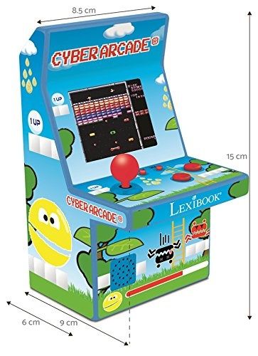 Lexibook Cyber Arcade håndholdt spillkonsoll - 200 spill - 2,8 tommers LCD-skjerm