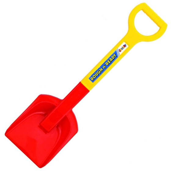 Dantoy kraftig plastikspade til sandkassen - rød - 58 cm