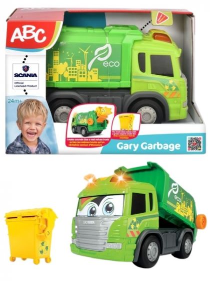 Dickie Toys Happy Gary søppelbil med lyd og lys