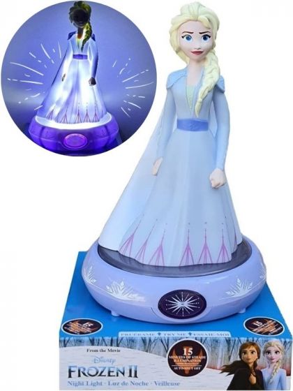 Disney Frozen Elsa 3D nattlampe - skrur seg automatisk av etter 15 minutter