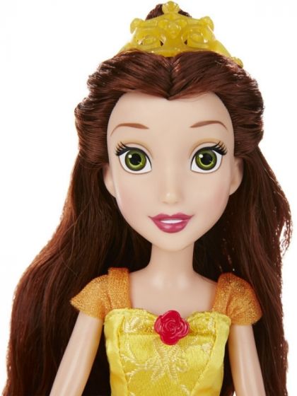 Disney Princess Belle's Long Locks - docka med långt hår för styling - 30 cm