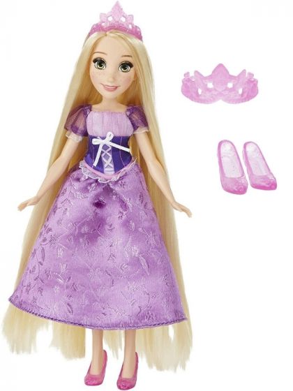 Disney Princess Rapunzel's Long Locks - dukke med langt hår til styling - 30 cm