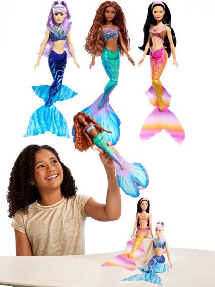Disney Princess Den lilla sjöjungfrun Ariel med systrar - dockor 3-pack