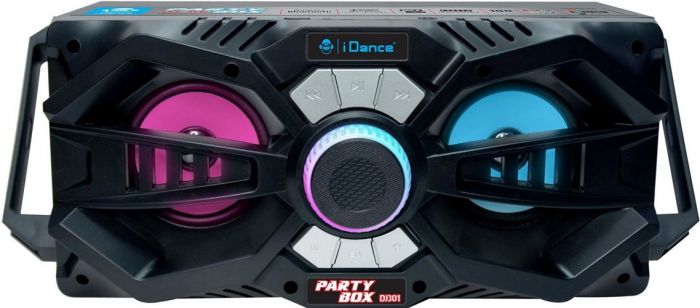 iDance Party Box trådløs bluetooth høytaler med diskolys - 10 watts bassrefleks