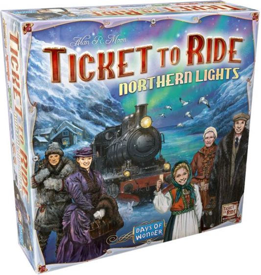 Ticket to Ride Northern Lights - brettspill med togbaner gjennom Norden