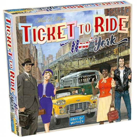 Ticket To Ride New York - brætspil med travle gader New York