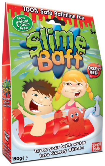 Slime Baff 150 g - rødt slim til badekarret