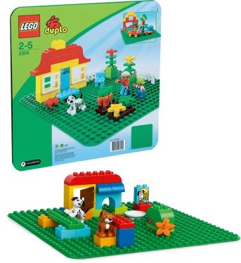 LEGO DUPLO 2304 stor grønn byggeplate