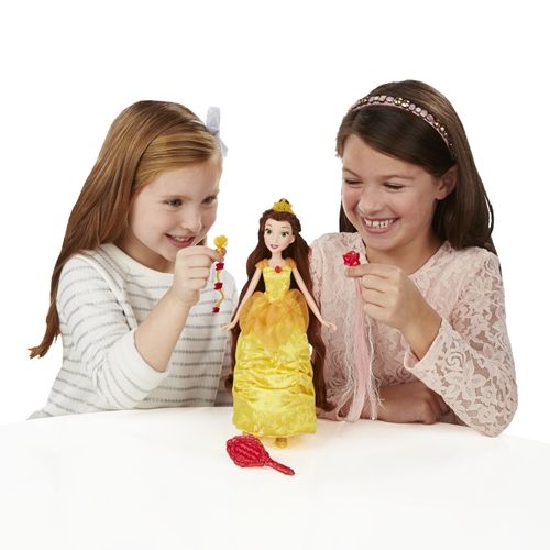 Disney Princess dukke med fantastisk hår - Belle - 29 cm