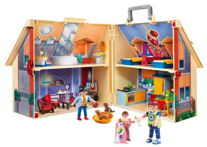 Playmobil dukkehus 5167 - sammenleggbart med tilbehør