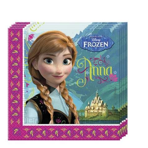 Disney Frost Anna servetter  - 33 x 33 cm