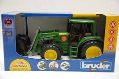 Bruder John Deere 6920 traktor med frontlastare 02052