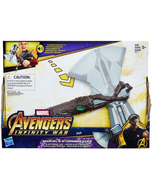 Avengers Infinity War Thor Marvel's Stormbreaker - elektronisk yxa med ljudeffekter