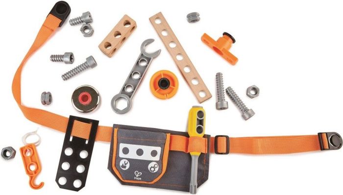 Hape Scientific Tool Belt - verktøybelte med tilbehør - 19 deler
