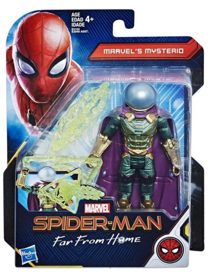 SpiderMan Far From Home - Marvel's Mysterio actionfigur med kampfunksjon - 15 cm