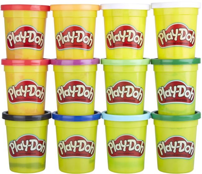 Play Doh hobbypakke: Peppa Gris lekesett + Peppa Gris isbil-sett + 12-pakning leire