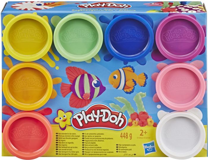Play Doh 8-pack leire i regnbuefarger