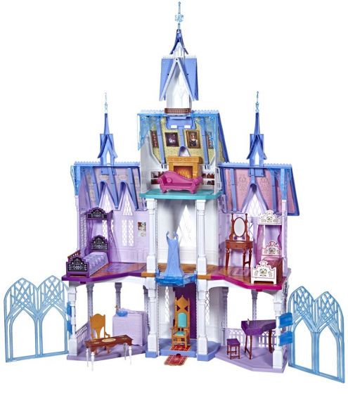 Disney Frozen 2 Ultimate Arendelle Castle dockhus 152 cm - med portar, 4 våningar och ett utkikstorn