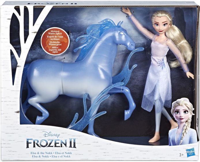 Disney Frozen docksats med docka och häst - Elsa och Nokk - 26 cm