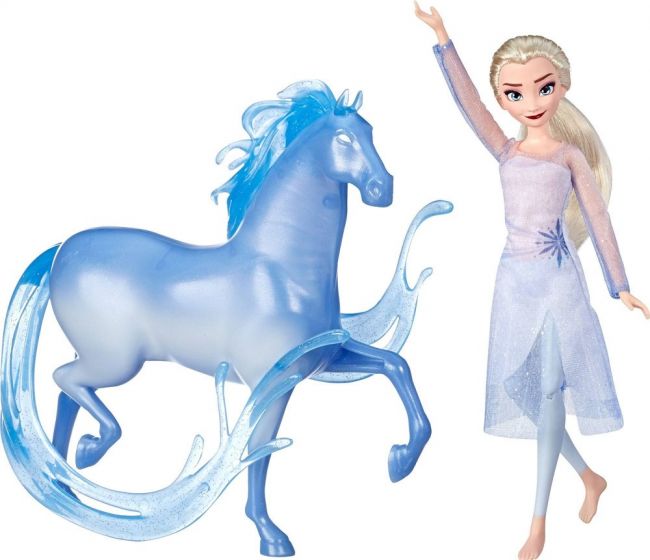 Disney Frozen 2 lekesett med dukke og hest - Elsa og Nokk - 26 cm