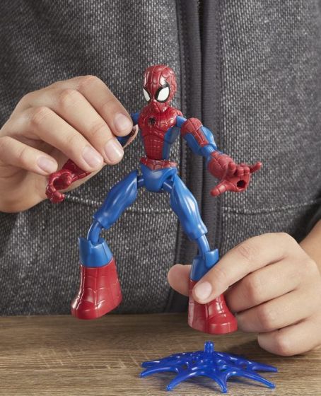SpiderMan Bend and Flex SpiderMan - figur med ekstremt bøyelige og fleksible ledd
