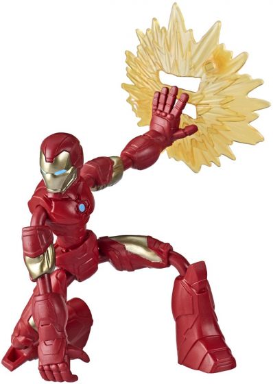 Avengers Bend and Flex Iron Man - figur med extremt flexibla leder