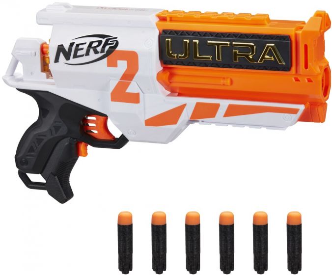 Nerf Ultra Two - motoriserad blaster med 6 Nerf Ultra-darts - skjuter upp till 36 meter