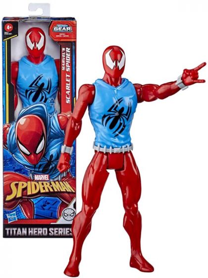 SpiderMan Titan Hero - Marvels Scarlet Spider actionfigur - 30 cm