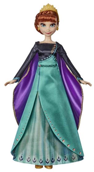Disney Frozen 2  Musical Adventure Anna -  dukke med melodi - 28 cm