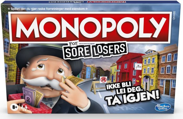 Monopoly Sore Loosers Edition - monopol for dårlige tapere