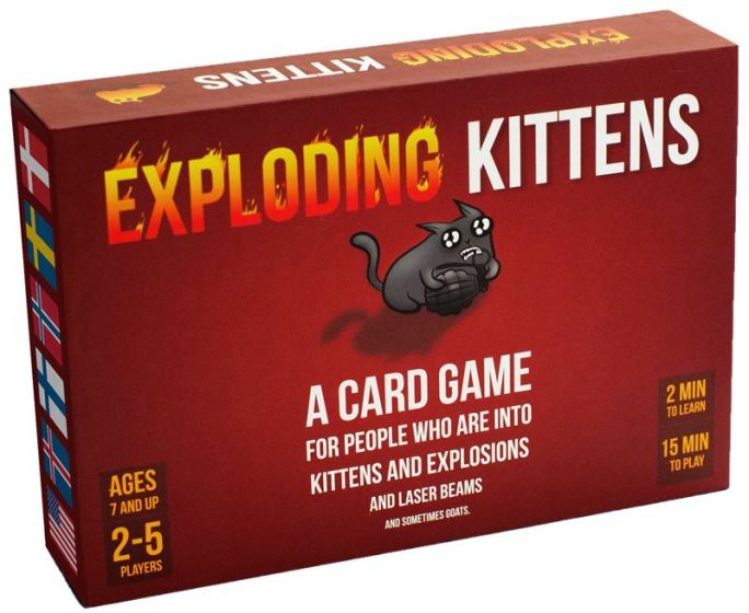 Exploding Kittens Original kortspel - Nordisk version