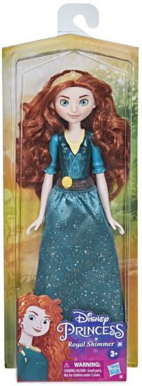 Disney Princess Royal Shimmer Merida docka - 28 cm 